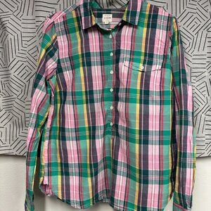 Women's J.Crew Popover Plaid Shirt